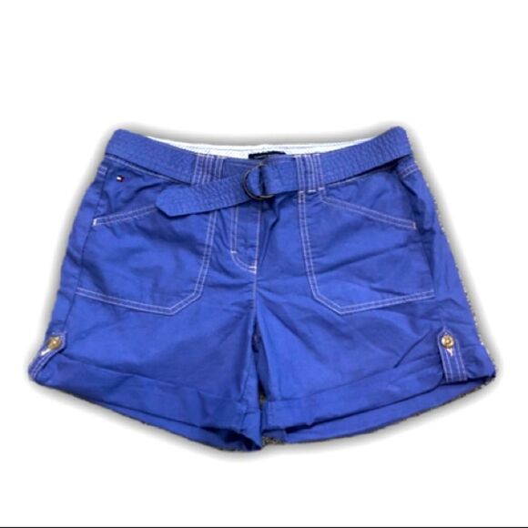 Tommy Hilfiger Vintage Y2K Cuffed Shorts size 6 - Picture 1 of 10